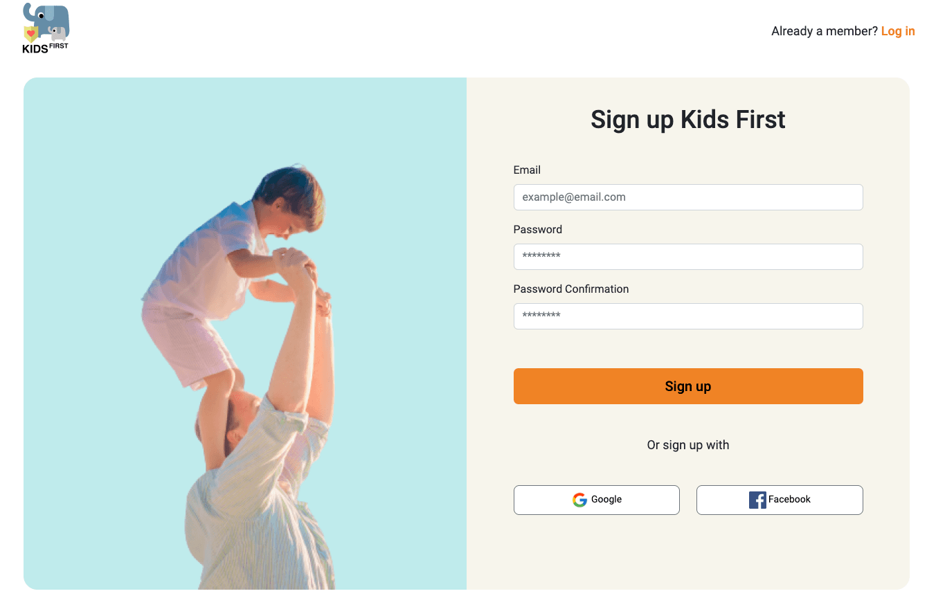 Kids First Application